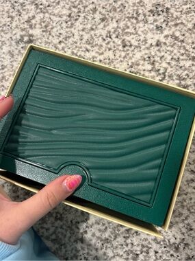 Green Ladies Watch Box WITH WATCH Premium Protective Case